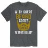 Licensed Character Men's With Great Beard Tee Grey -Licensed Character Shop unnamed file 46017