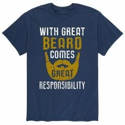 Licensed Character Men's With Great Beard Tee Grey -Licensed Character Shop unnamed file 46019