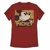 Licensed Character Disney's Mickey Mouse & Friends Juniors' Sepia Tone Portrait Graphic Tee -Licensed Character Shop unnamed file 46026
