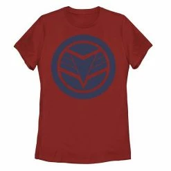 Licensed Character Juniors' Falcon Winter Soldier Blue Shield Logo Tee