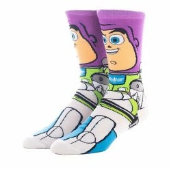 Licensed Character Men's Disney / Pixar Buzz Lightyear Crew Socks