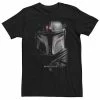 Licensed Character Men's The Mandalorian Bounty Hunter Shadow Tee -Licensed Character Shop unnamed file 4659
