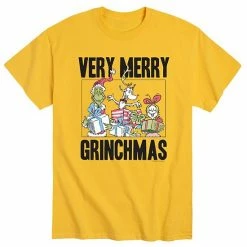 Licensed Character Men's Dr. Seuss The Grinch Grinchmas Tee Athletic Heather -Licensed Character Shop unnamed file 4670