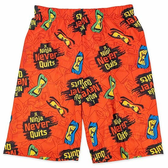 Licensed Character Boys 4-12 Lego Ninjago Top & Shorts Pajama Set 4 Licensed Character Boys 4-12 Lego Ninjago Top & Shorts Pajama Set - Image 2