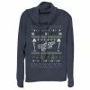 Licensed Character Juniors' A Christmas Story Ugly Sweater Cowlneck Sweatshirt -Licensed Character Shop unnamed file 4736