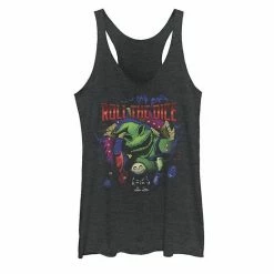 Licensed Character Juniors' Disney The Nightmare Before Christmas Oogie Roll The Dice Tank Black Heather