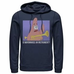 Licensed Character Men's Spongebob Patrick Is Mayonnaise An Instrument Hoodie Athletic Heather -Licensed Character Shop unnamed file 4771