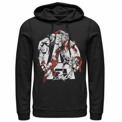Licensed Character Men's Marvel Gradient Ombre Circle Icons Hoodie White -Licensed Character Shop unnamed file 4777