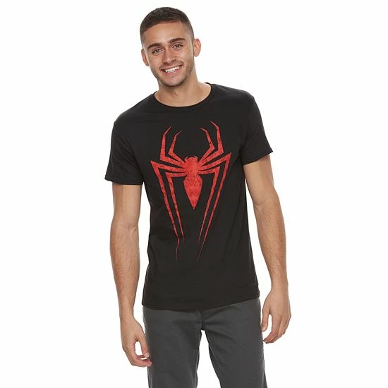 Licensed Character Men's Marvel Spider-Man Logo Tee 3 Licensed Character Men's Marvel Spider-Man Logo Tee