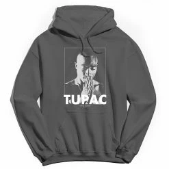 Licensed Character Men's Tupac Praying Hands Hoodie