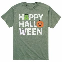Licensed Character Men's Happy Halloween Tee Green -Licensed Character Shop unnamed file 4870
