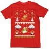 Licensed Character Men's Nintendo Super Mario Mario Goomba Ugly Christmas Sweater Tee -Licensed Character Shop unnamed file 4879