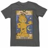 Licensed Character Men's Garfield The Cat Tarot Card Graphic Tee -Licensed Character Shop unnamed file 4887