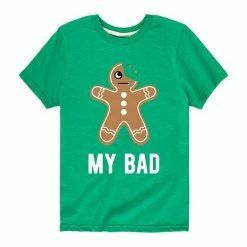 Licensed Character Boys 8-20 My Bad Gingerbread Man Graphic Tee