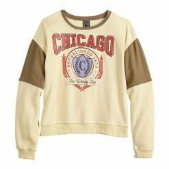 Licensed Character Juniors' Chicago "The Windy City" Comfy Pullover -Licensed Character Shop unnamed file 491