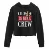 Licensed Character Juniors' Christmas Cookie Baking Cropped Hoodie -Licensed Character Shop unnamed file 4924