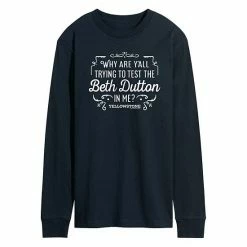 Licensed Character Men's Yellowstone Beth Dutton Tee Grey -Licensed Character Shop unnamed file 4953