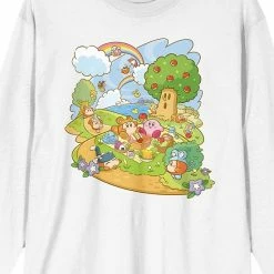 Licensed Character Men's Kirby Pupupu Picnic Tee -Licensed Character Shop unnamed file 4965