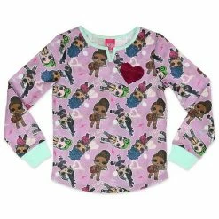 Licensed Character Girls 4-12 L.O.L Surprise! Thermal Pajama Set With Scrunchie -Licensed Character Shop unnamed file 4982