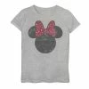 Licensed Character Disney's Mickey And Friends Girls 7-16 Minnie Mouse Silhouette Graphic Tee -Licensed Character Shop unnamed file 5001