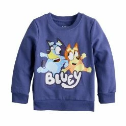 Licensed Character Toddler Boys Bluey Fleece Pullover Sweatshirt