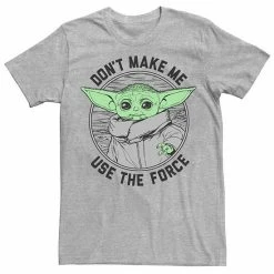 Licensed Character Men's Star Wars: The Mandalorian Child Don't Make Me Use The Force Tee Charcoal Heather 6 Licensed Character Men's Star Wars: The Mandalorian Child Don't Make Me Use The Force Tee Charcoal Heather -Licensed Character Shop unnamed file 5059