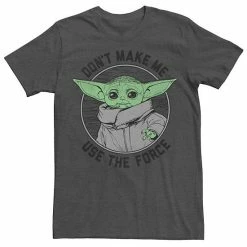 Licensed Character Men's Star Wars: The Mandalorian Child Don't Make Me Use The Force Tee Charcoal Heather 7 Licensed Character Men's Star Wars: The Mandalorian Child Don't Make Me Use The Force Tee Charcoal Heather -Licensed Character Shop unnamed file 5060
