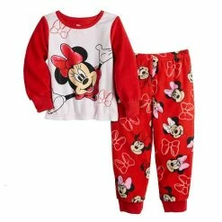 Licensed Character Disney's Minnie Mouse Toddler Girl "Minnie Wow 2" Pajama Set