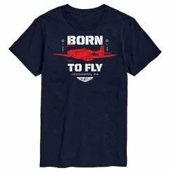Licensed Character Men's Top Gun Maverick Born To Fly Tee Black -Licensed Character Shop unnamed file 5072