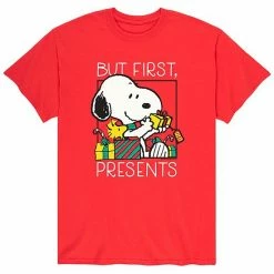 Licensed Character Men's Peanuts Presents First Tee Red -Licensed Character Shop unnamed file 5077