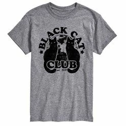 Licensed Character Men's Black Cat Club Tee White