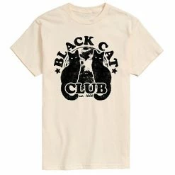 Licensed Character Men's Black Cat Club Tee White -Licensed Character Shop unnamed file 5089