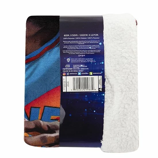 Licensed Character Space Jam 2 Silk Touch LeBron James Sherpa Throw 9 Licensed Character Space Jam 2 Silk Touch LeBron James Sherpa Throw - Image 7
