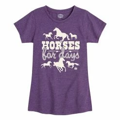 Licensed Character Girls 7-16 Case IH Horses For Days Graphic Graphic Tee Blue -Licensed Character Shop unnamed file 5167