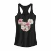 Licensed Character Juniors' Disney's Mickey Mouse Floral Silhouette Tank Top -Licensed Character Shop unnamed file 5178