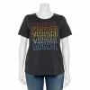 Licensed Character Plus Size Marvel Rainbow Logo Stack Graphic Tee -Licensed Character Shop unnamed file 5189