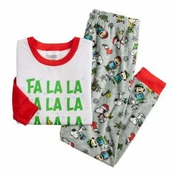 Licensed Character Women's Jammies For Your Families® Peanuts "Fa La La" Pajama Set -Licensed Character Shop unnamed file 52