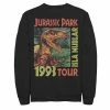 Licensed Character Men's Jurassic Park Isla Nublar 1993 Tour Poster Sweatshirt Athletic Heather