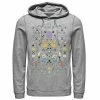 Licensed Character Men's Adventure Time Character Icon Collage Hoodie Athletic Heather -Licensed Character Shop unnamed file 5233