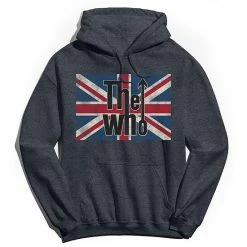 Licensed Character Men's The Who Union Jack Distress Hoodie