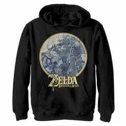Licensed Character Boys 8-20 Nintendo The Legend Of Zelda Breath Of The Wild Rock Badge Hoodie