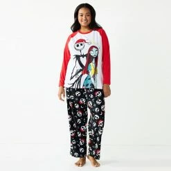 Licensed Character Plus Size Jammies For Your Families® The Nightmare Before Christmas Pajama Set