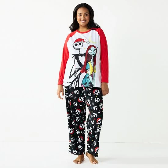 Licensed Character Plus Size Jammies For Your Families® The Nightmare Before Christmas Pajama Set 3 Licensed Character Plus Size Jammies For Your Families® The Nightmare Before Christmas Pajama Set