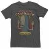 Licensed Character Men's Beavis & Butthead Cornholio Fire Portrait Tee Charcoal Heather -Licensed Character Shop unnamed file 5314