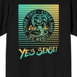 Licensed Character Men's Cobra Kai Yes Sensei Tee -Licensed Character Shop unnamed file 5344