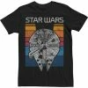 Licensed Character Big & Tall Star Wars Millennium Falcon Retro Stripes Logo Tee -Licensed Character Shop unnamed file 5363