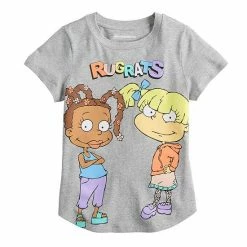 Licensed Character Girl's 7-16 Nickelodeon Rugrats Angelica And Susie Tee