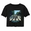 Licensed Character Juniors' The Beatles Abbey Cropped Tee -Licensed Character Shop unnamed file 5428