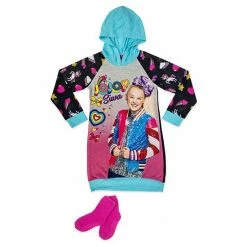 Licensed Character Girls 4-12 Jojo Siwa Nightgown & Cozy Socks Set
