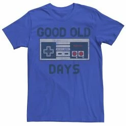 Licensed Character Men's Nintendo NES Controller Good Old Days Tee Royal -Licensed Character Shop unnamed file 5476